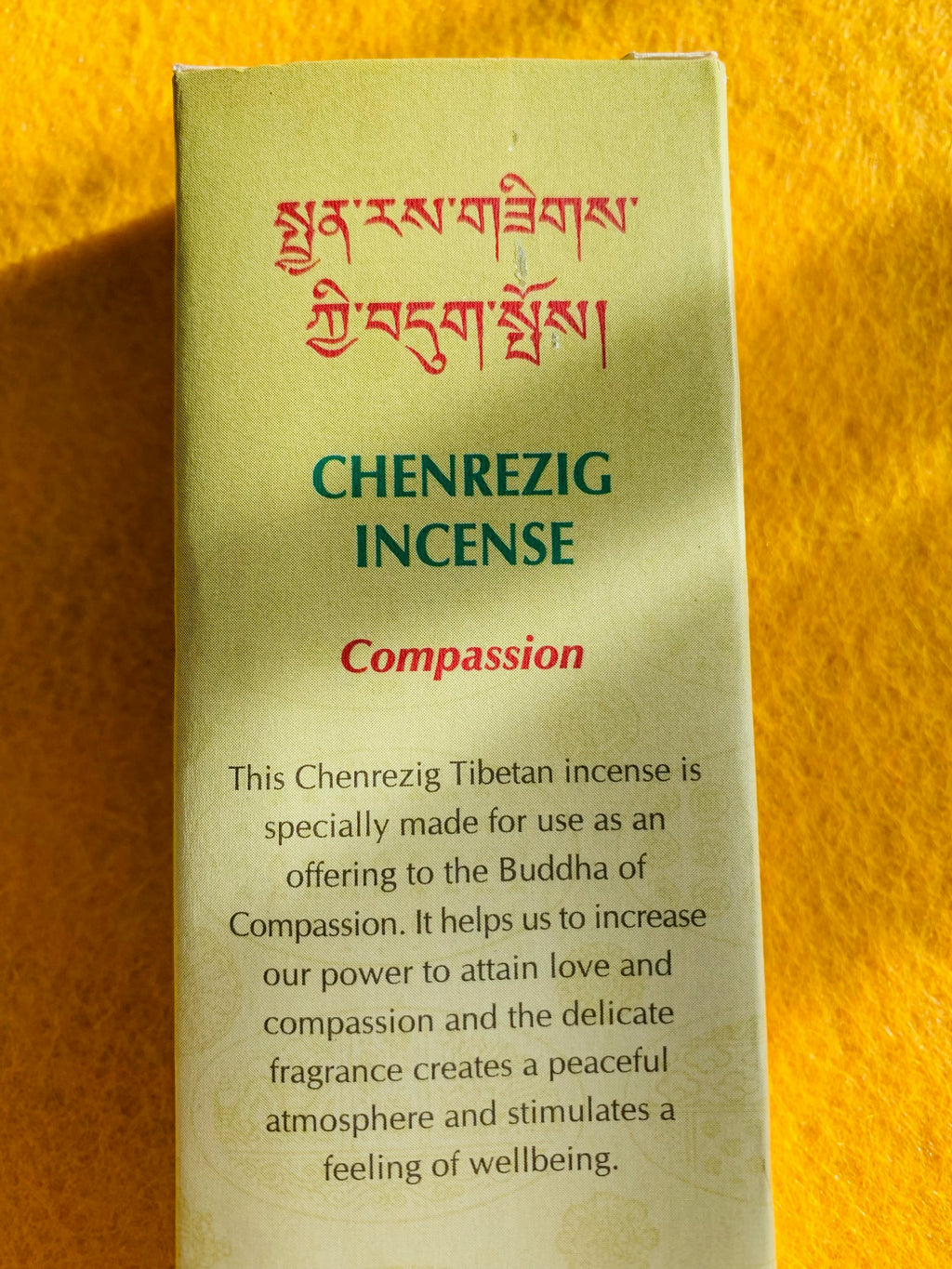 Incenso Chenrezig