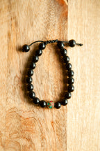 Bracciale in Onice Nero 8 mm 20 Grani