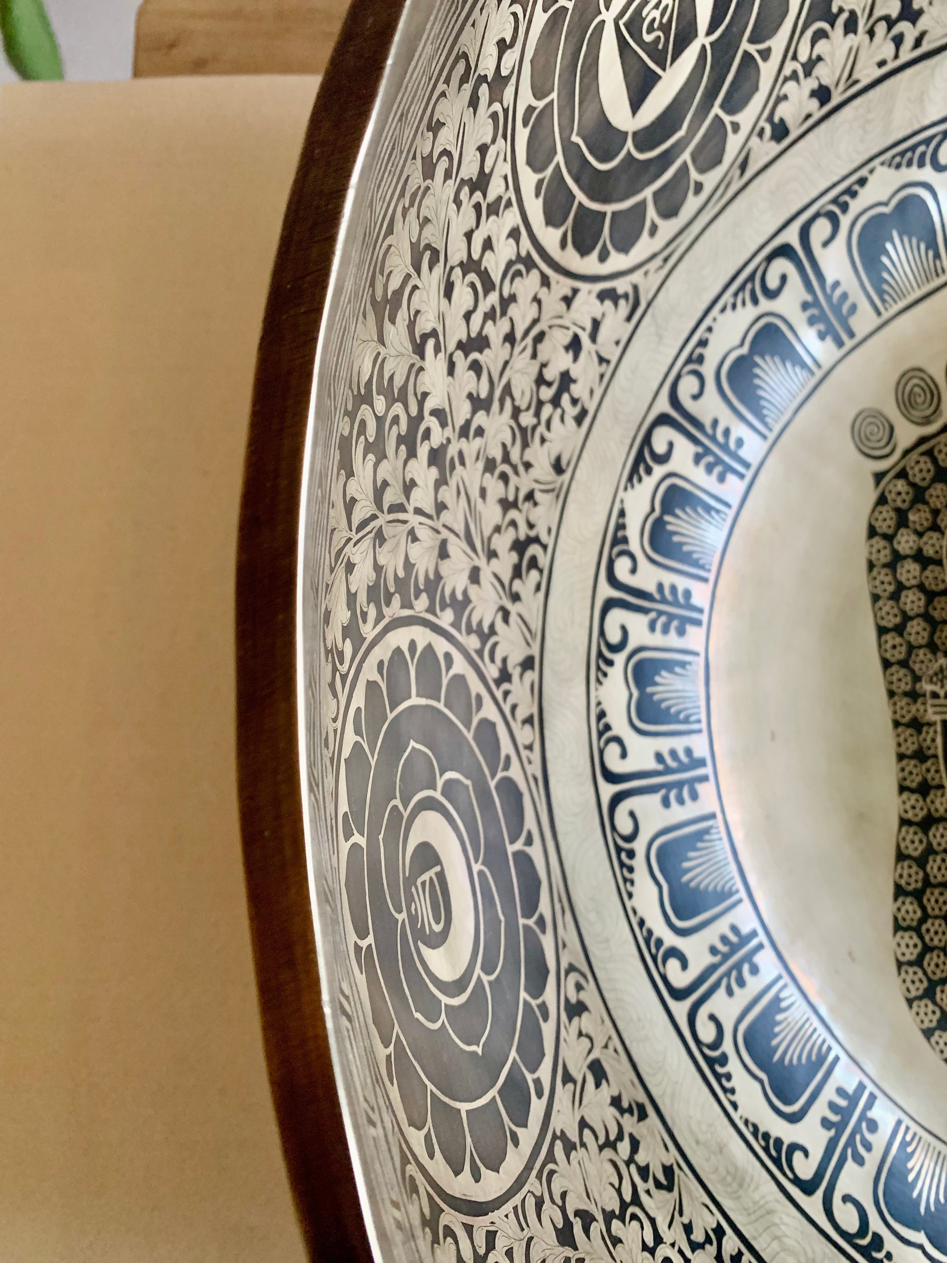 Campana Tibetana Grande Dimensione 51 cm di Altissima Qualità  Re 145Hz