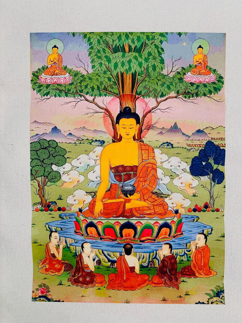 Thangka Canvas Buddha Shakyamuni