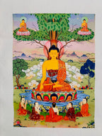 Thangka Canvas Buddha Shakyamuni
