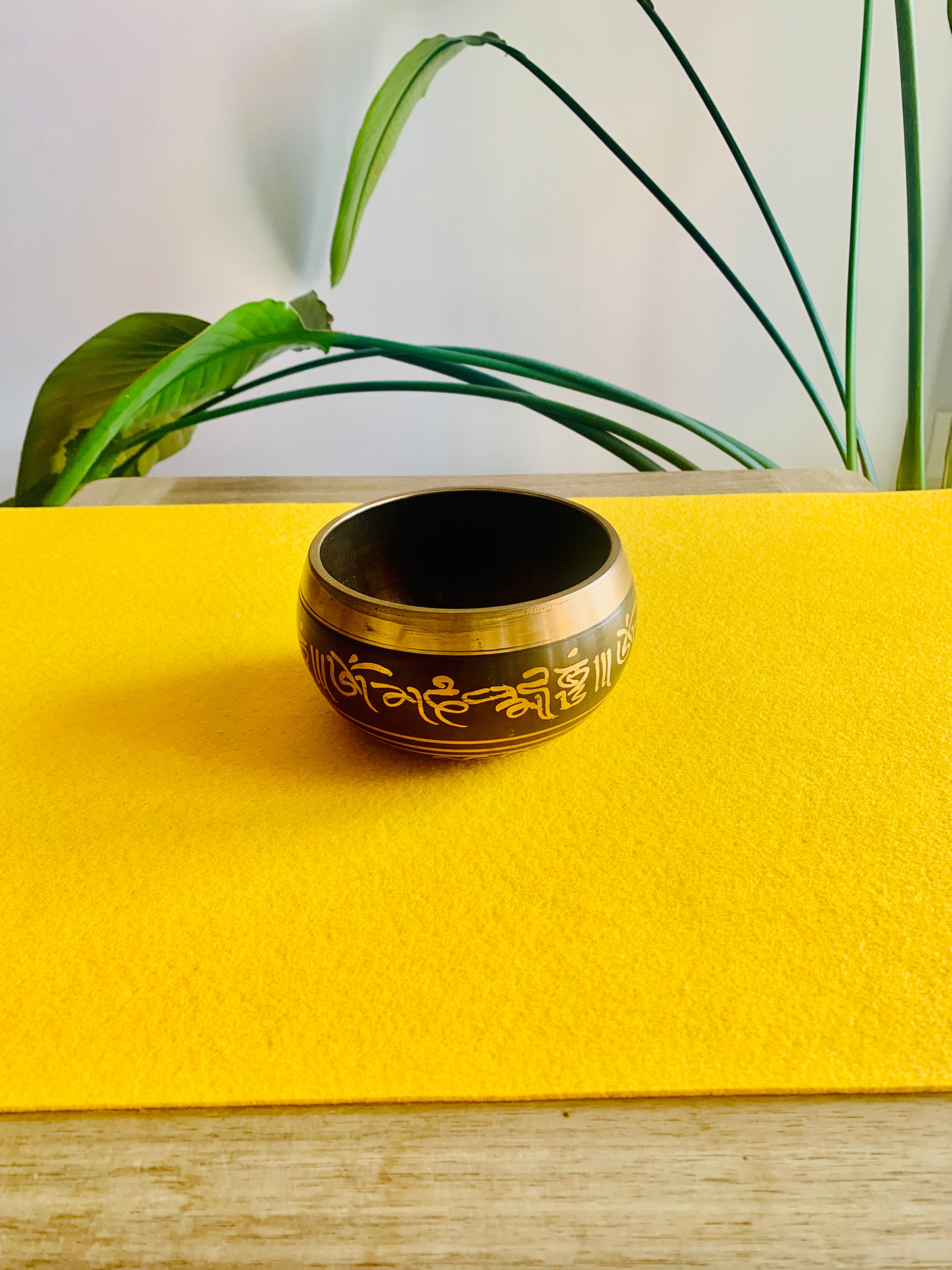 Campana Tibetana rilievo interno i cinque Dhyani Buddha