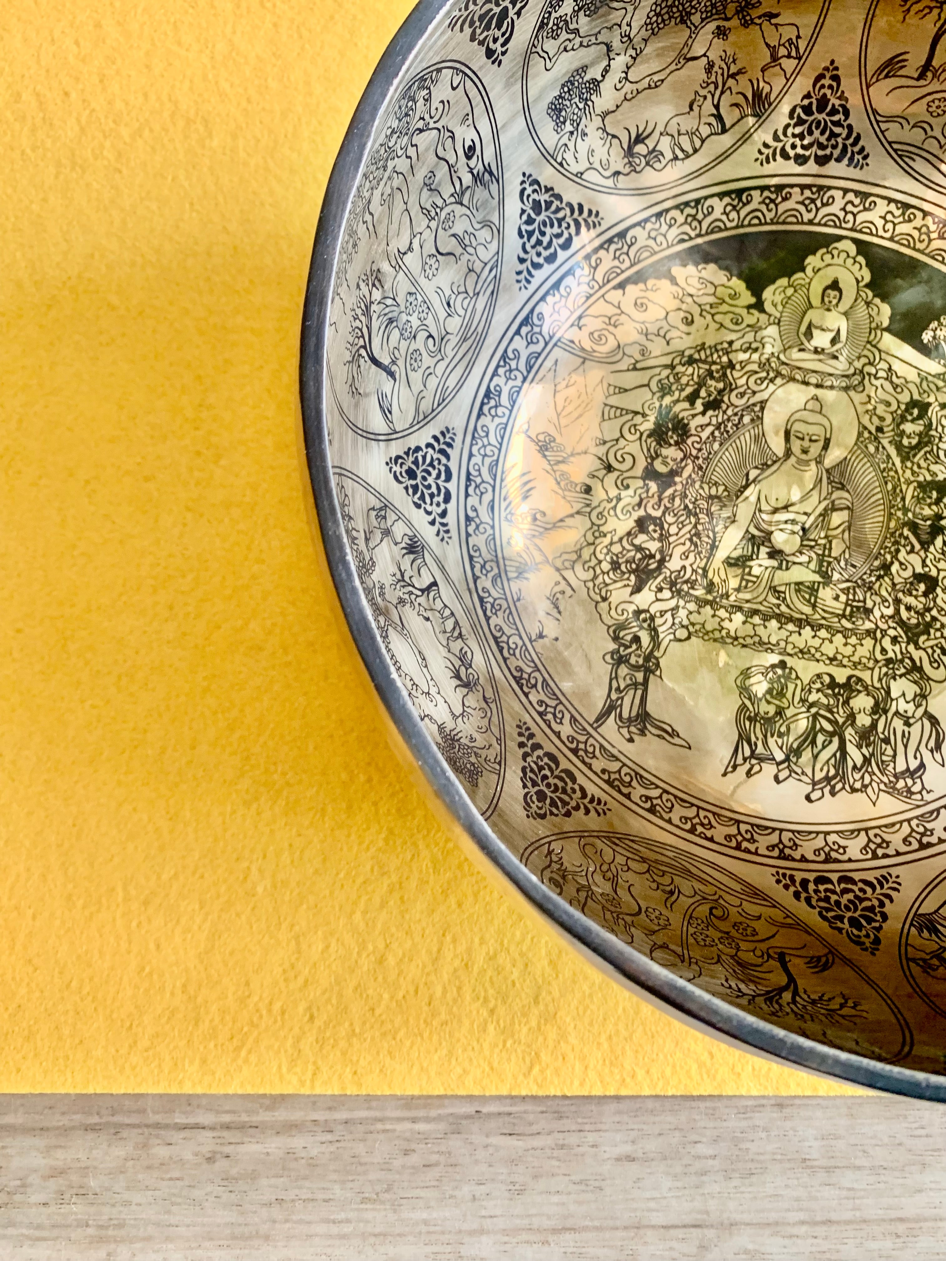 Campana Tibetana Speciale Guru Buddha Ratnasambava  Fa 172 Hz