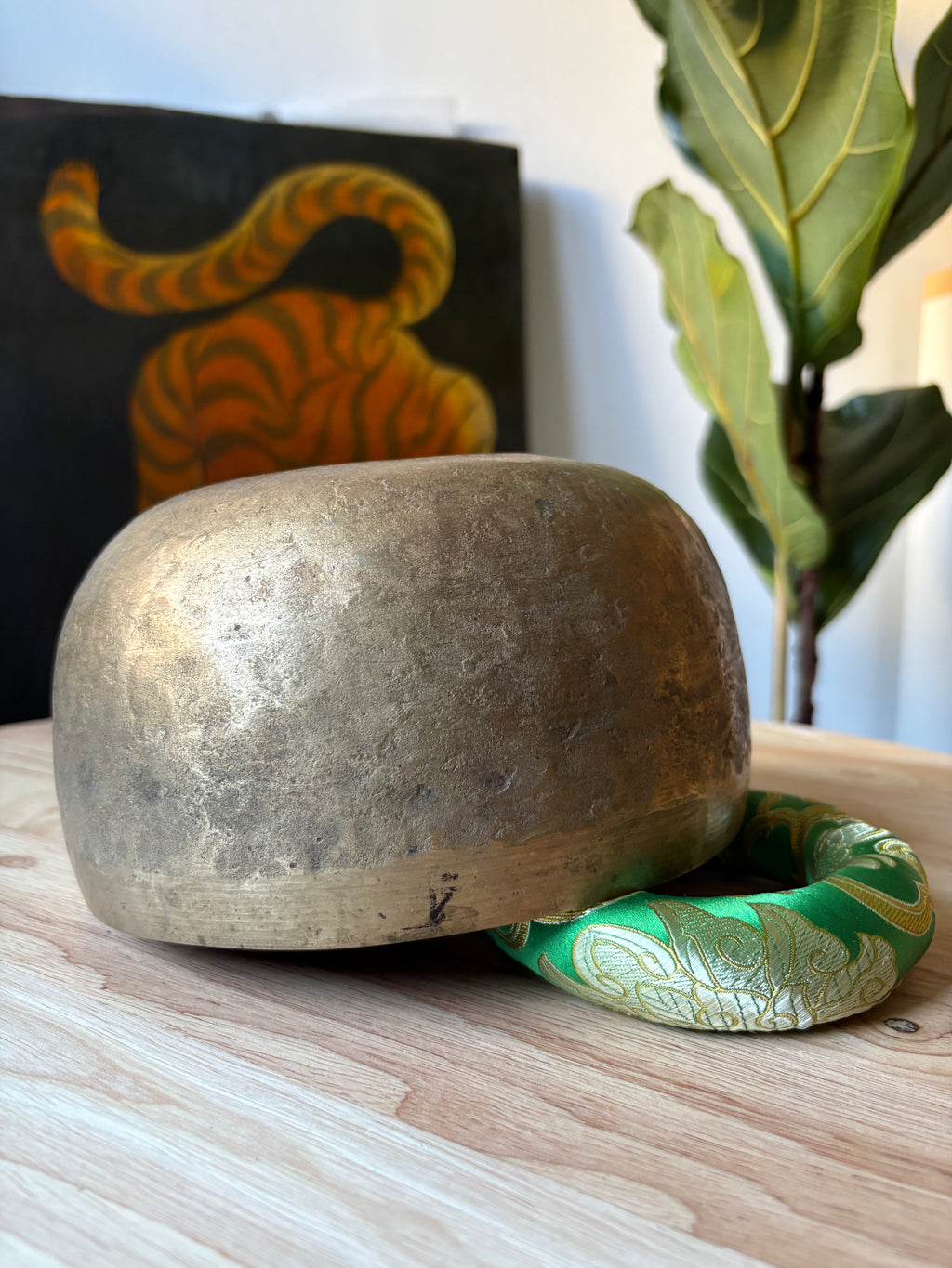 Antique Jambati Tibetan Bell F3 169 Hz