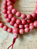 Mala Rosa Corallo – 108 Grani – Lunghezza 47 cm