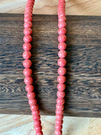 Mala Rosa Corallo – 108 Grani – Lunghezza 47 cm