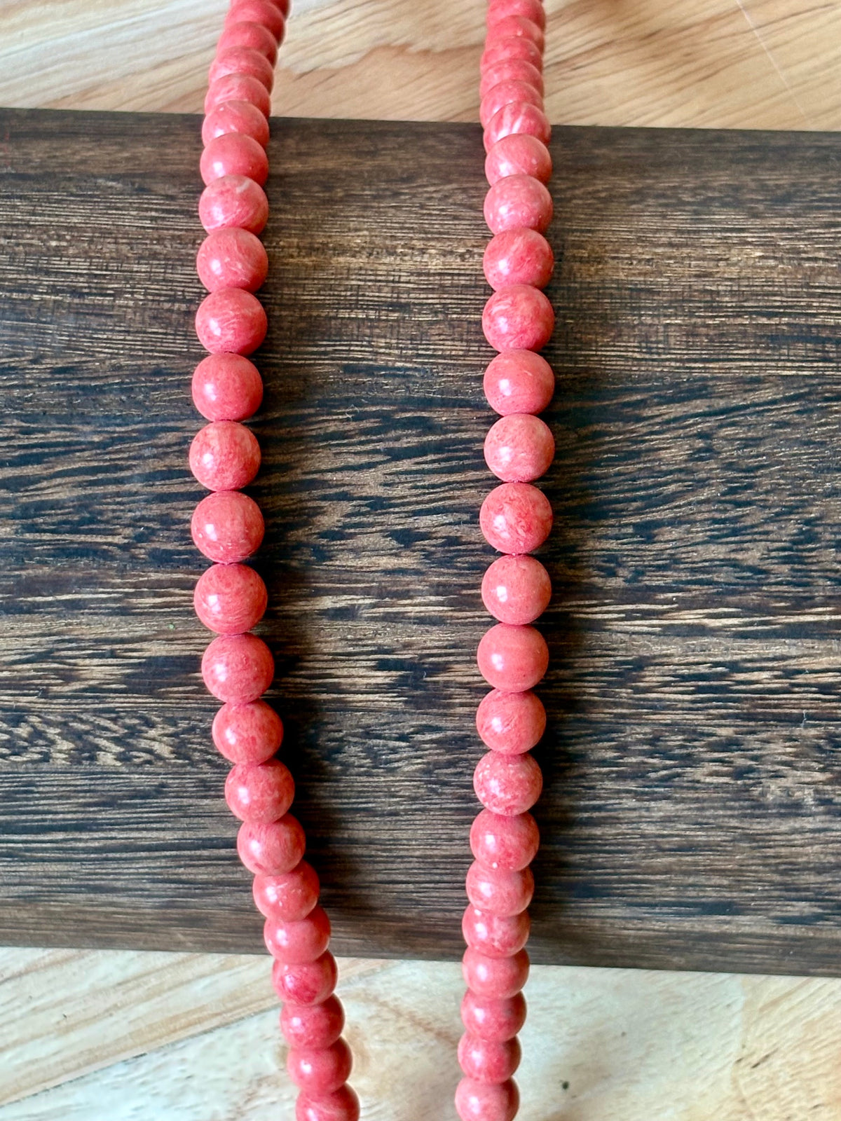 Mala Rosa Corallo – 108 Grani – Lunghezza 47 cm