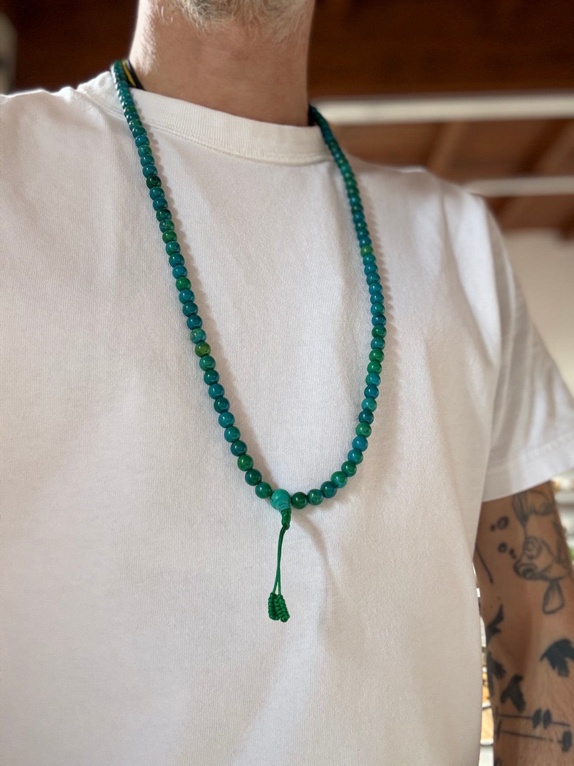 Mala in Onice Turchese – 47 cm
