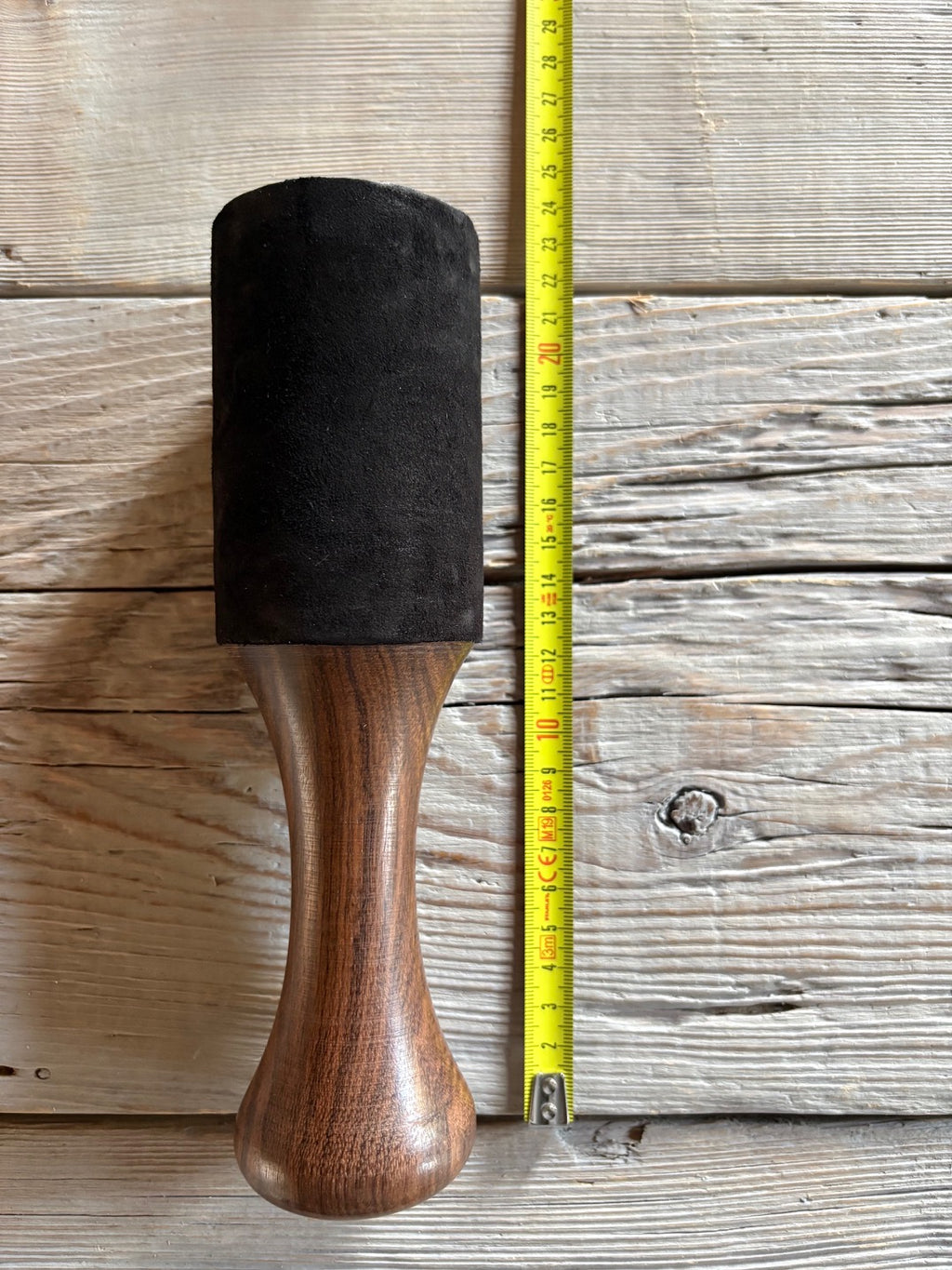 Batacchio grande in legno per campane tibetane