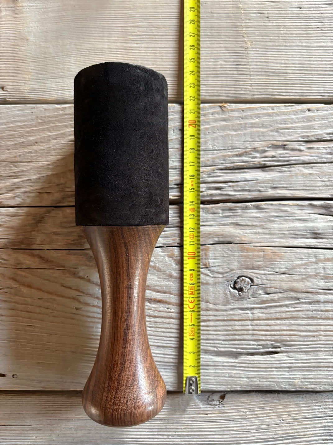 Batacchio grande in legno per campane tibetane