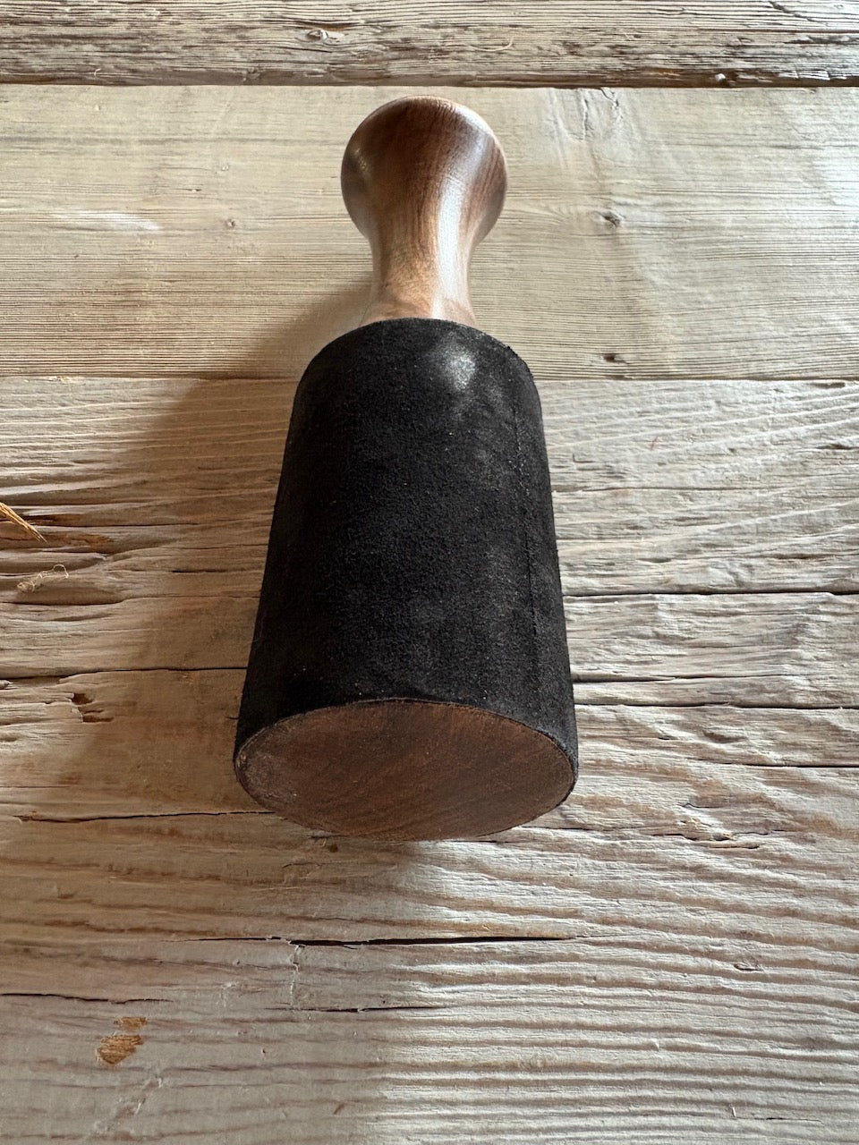 Batacchio grande in legno per campane tibetane