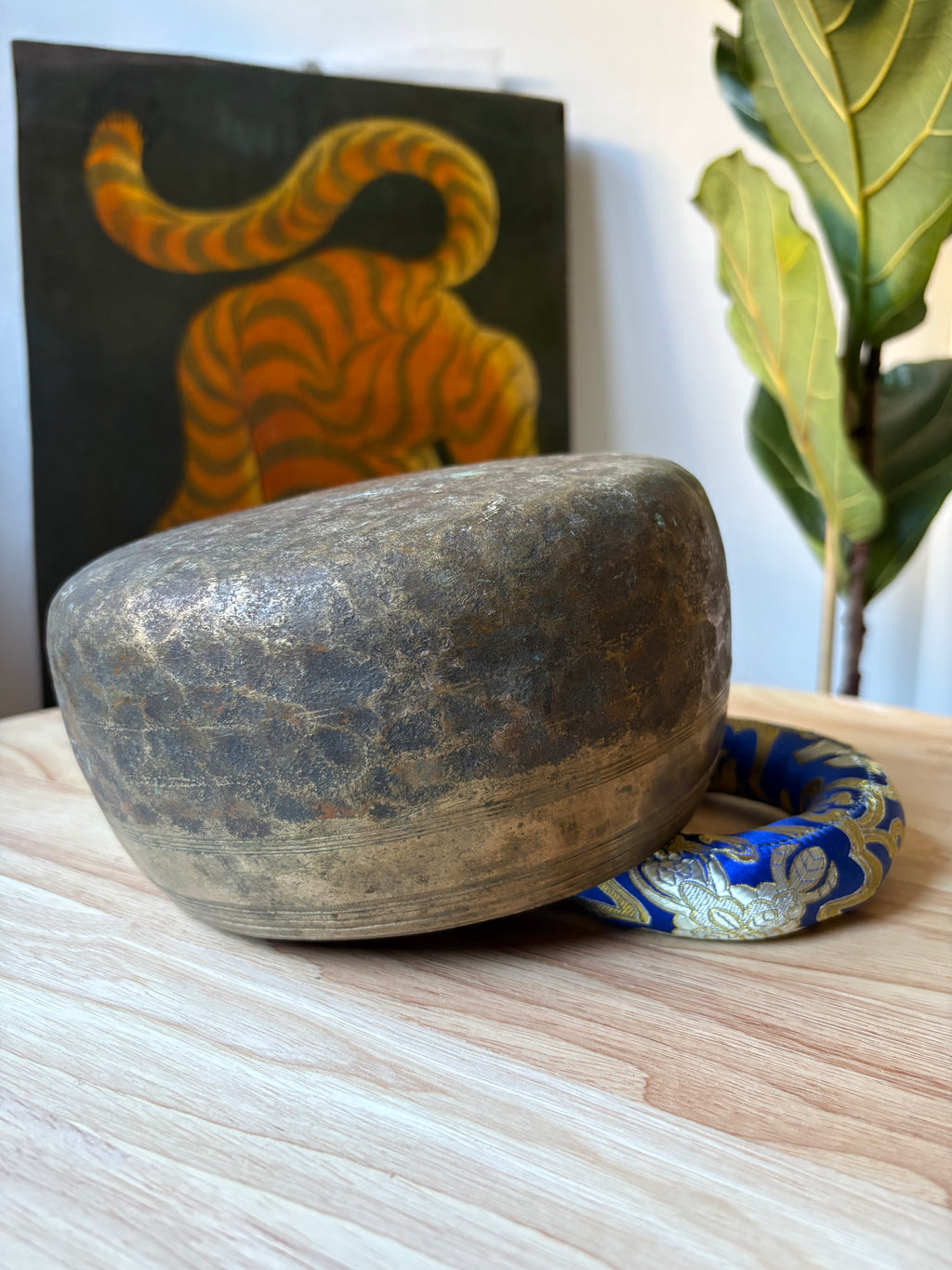 Campana Tibetana Mani Antica — Si4 496 Hz
