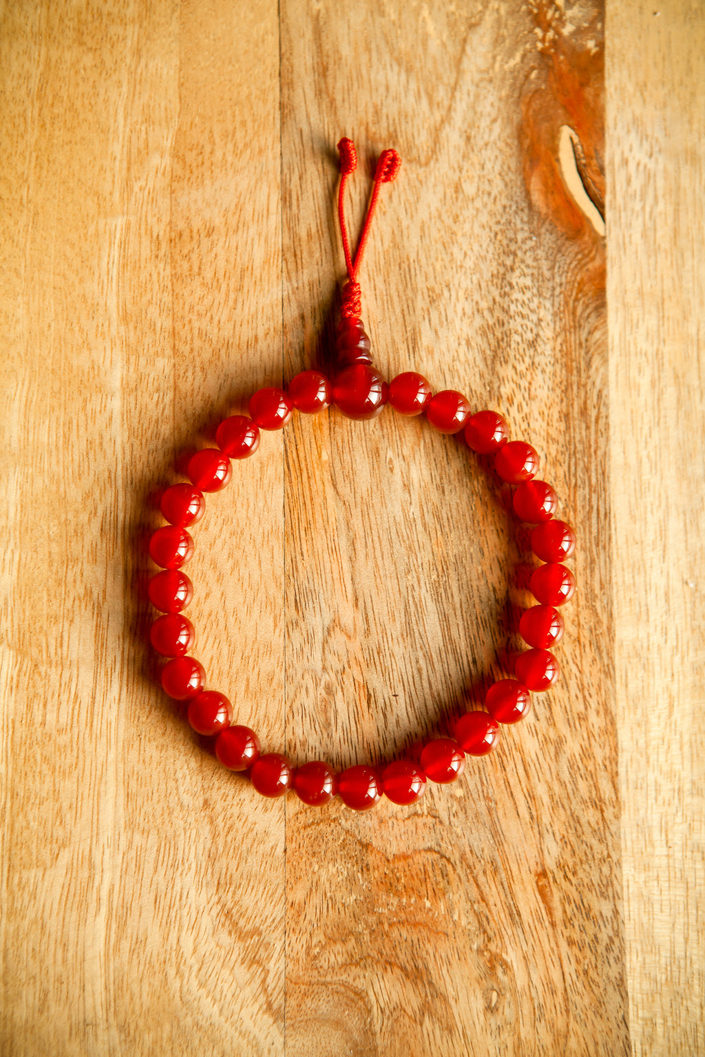 Bracciale Mala in Corniola 8 mm Elasticizzato