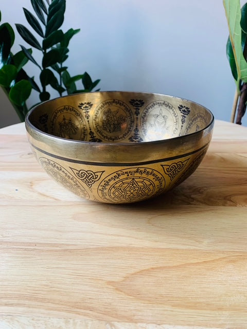 Antique Jambati Tibetan Bell F3 169 Hz