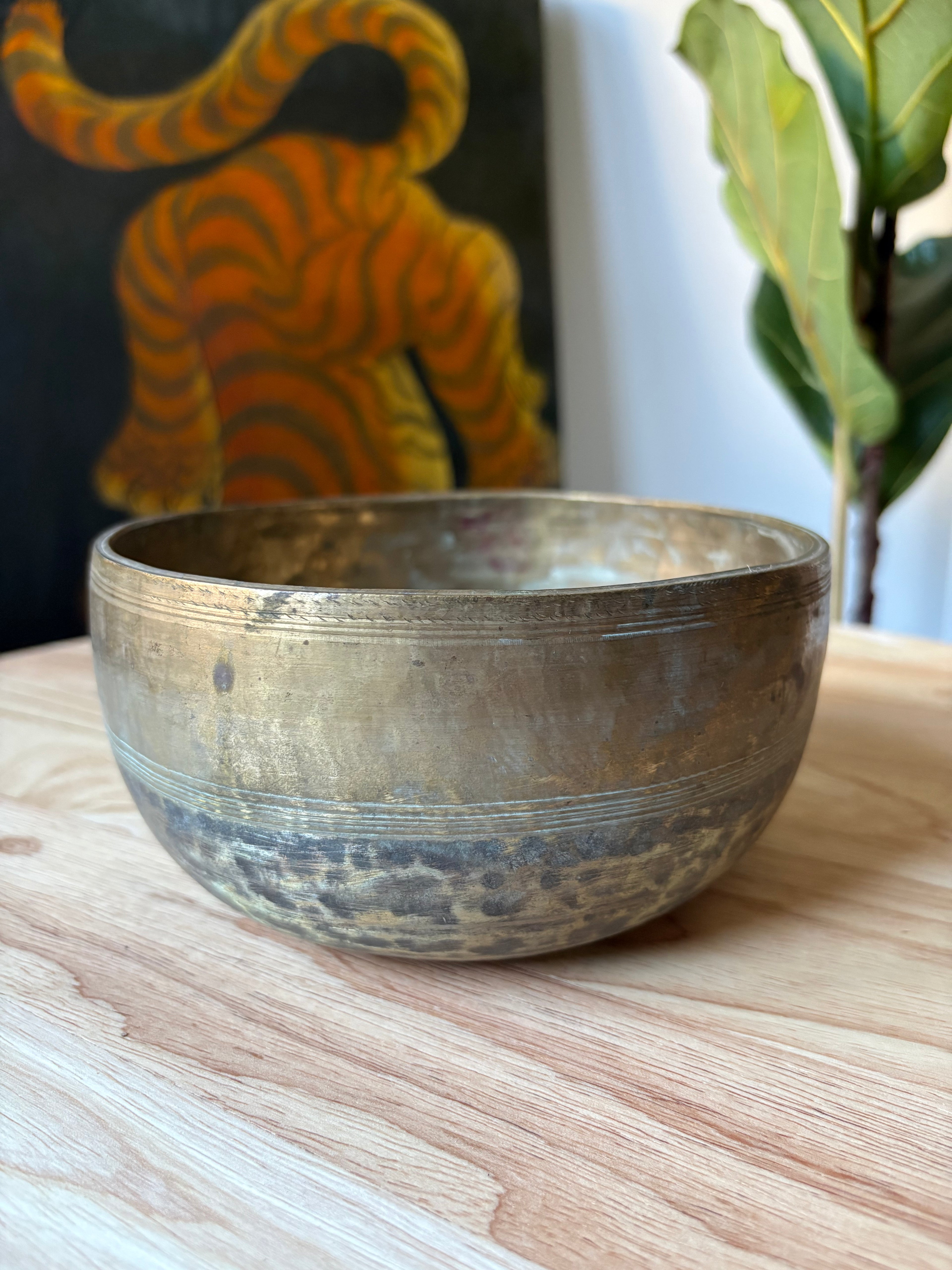 Campana Tibetana Thadobati Antica — Do4 263 Hz