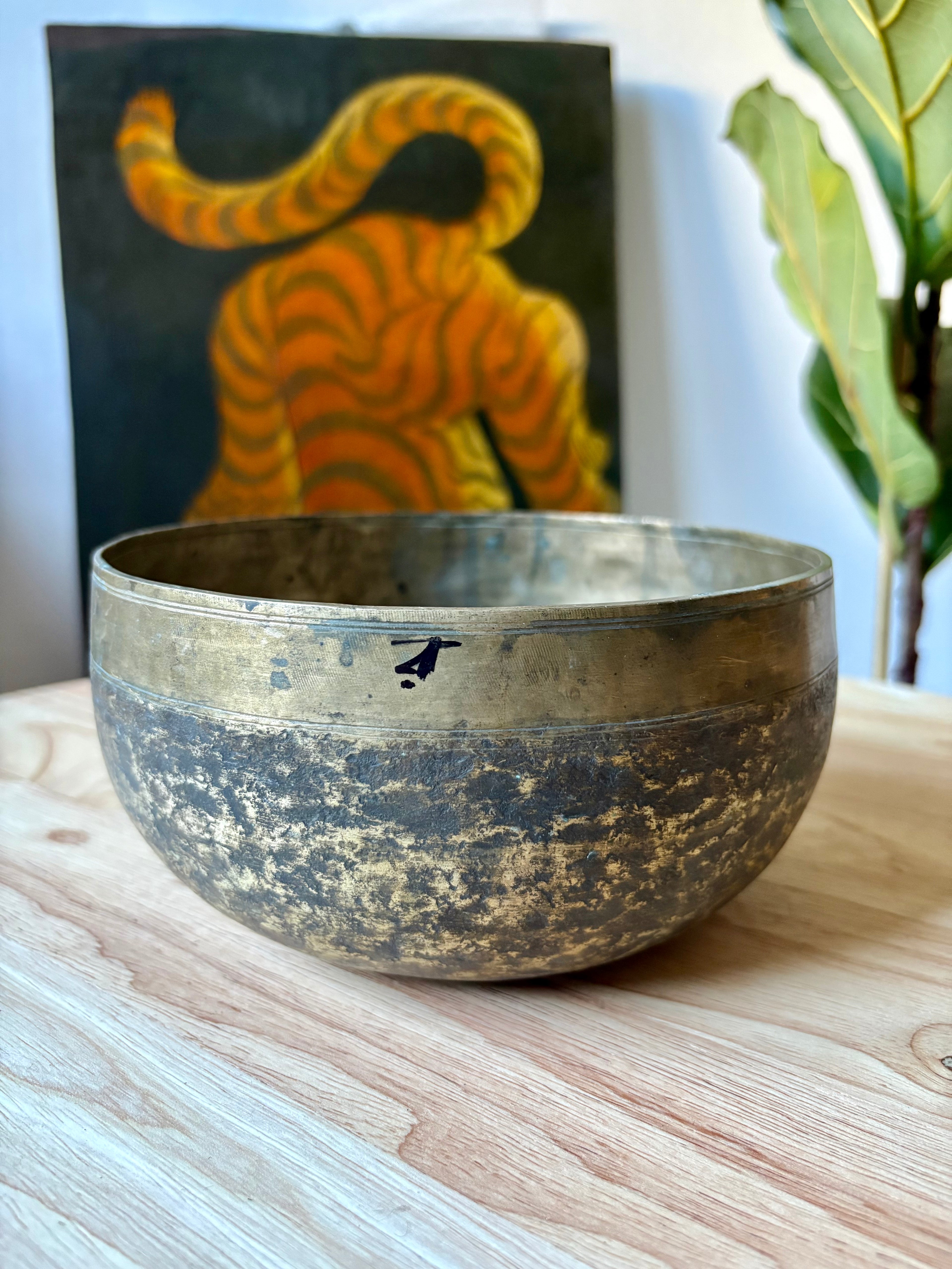 Antique Jambati Tibetan Bell F3 169 Hz