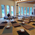 Group meditations and interdisciplinary workshops