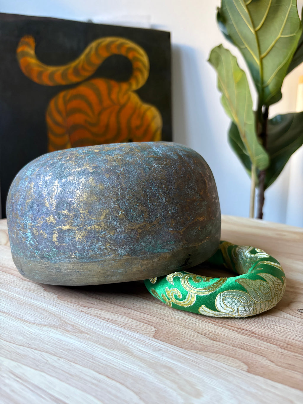 Campana Tibetana Thadobati Antica — La3 211 Hz