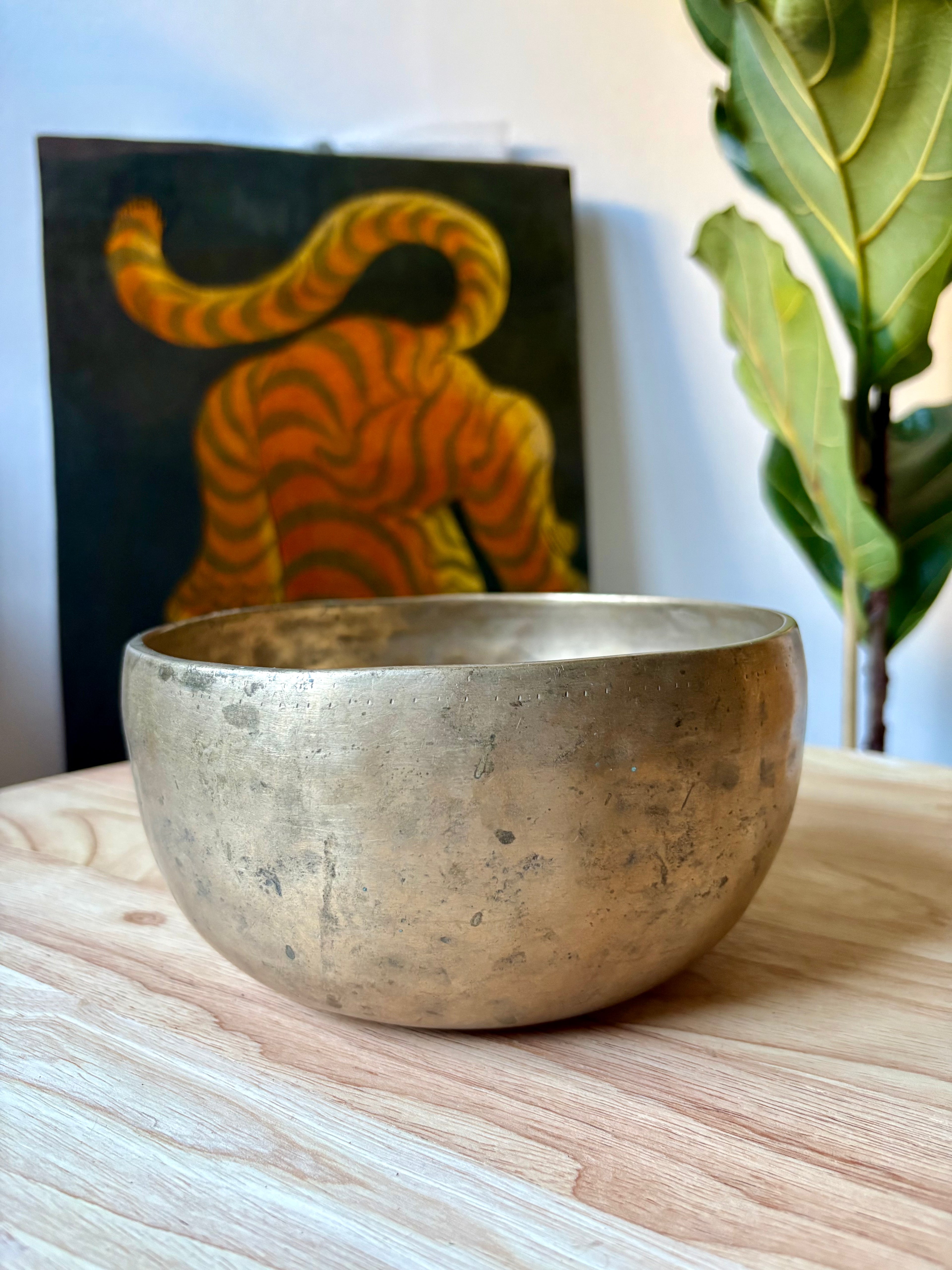 Antique Jambati Tibetan Bell F3 169 Hz
