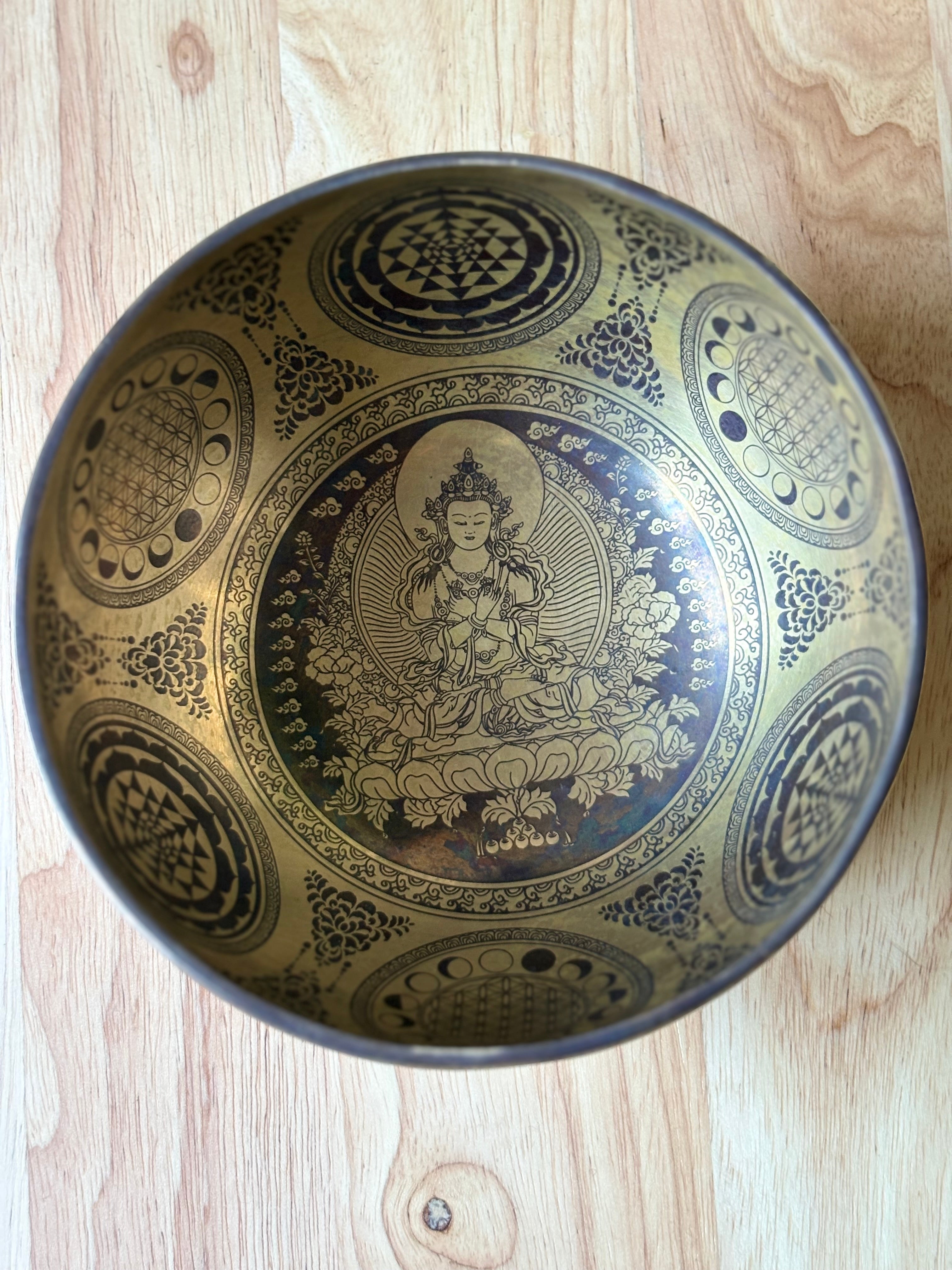 Antique Jambati Tibetan Bell F3 169 Hz