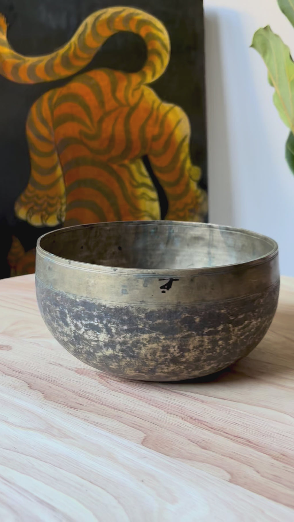 Antique Jambati Tibetan Bell F3 169 Hz