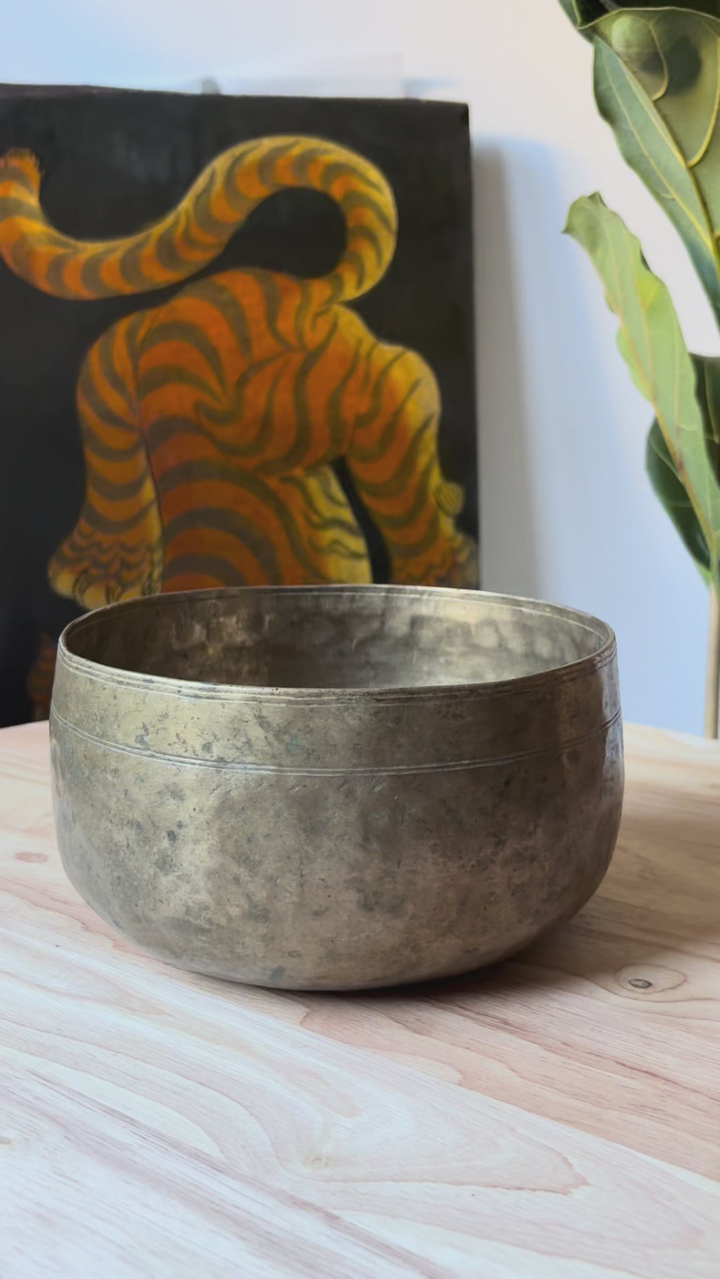 Campana Tibetana Thadobati Antica — Fa3 166 Hz (Special)