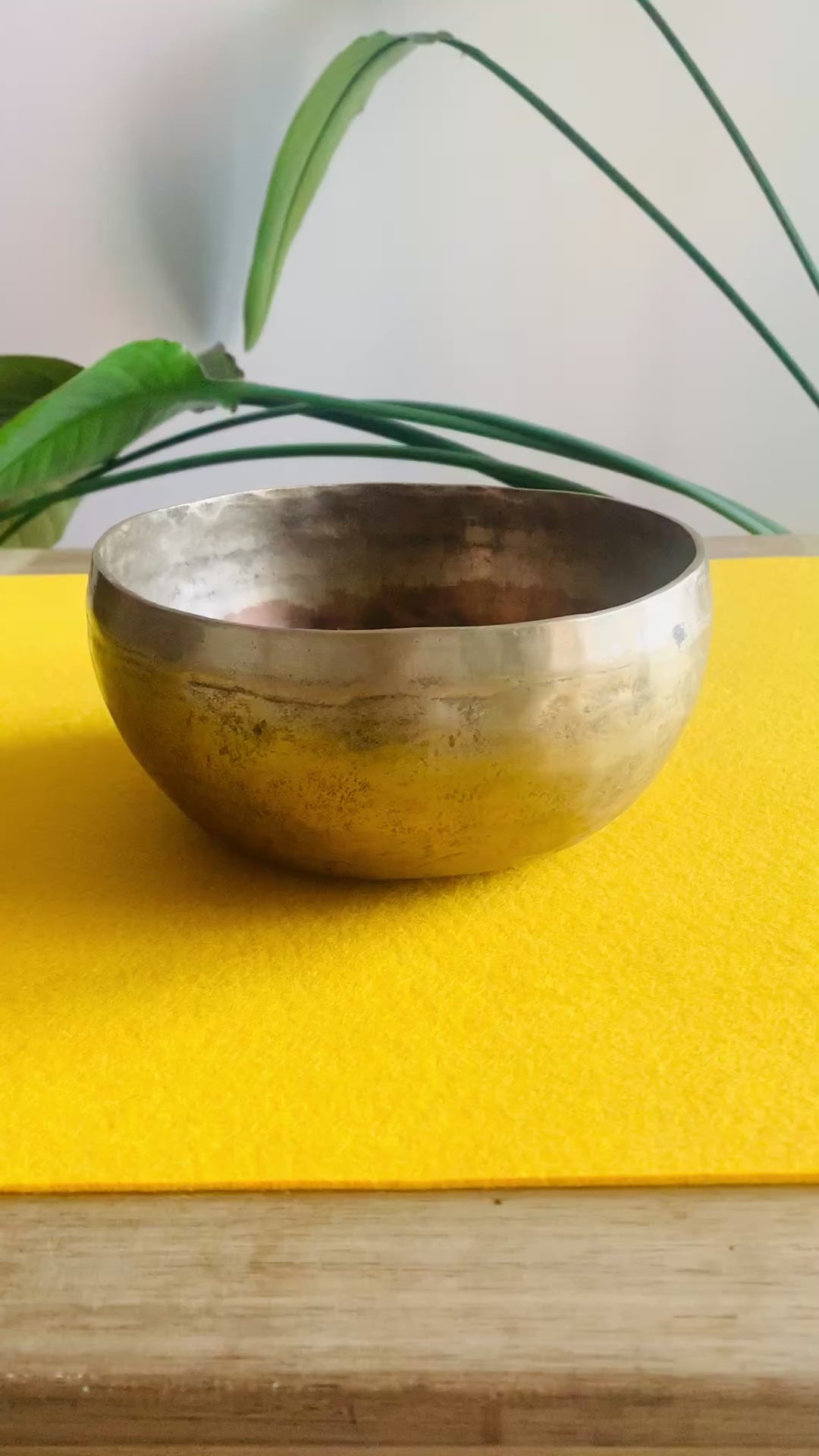 Campana Tibetana Jhumka Lingam antica La3 213 Hz