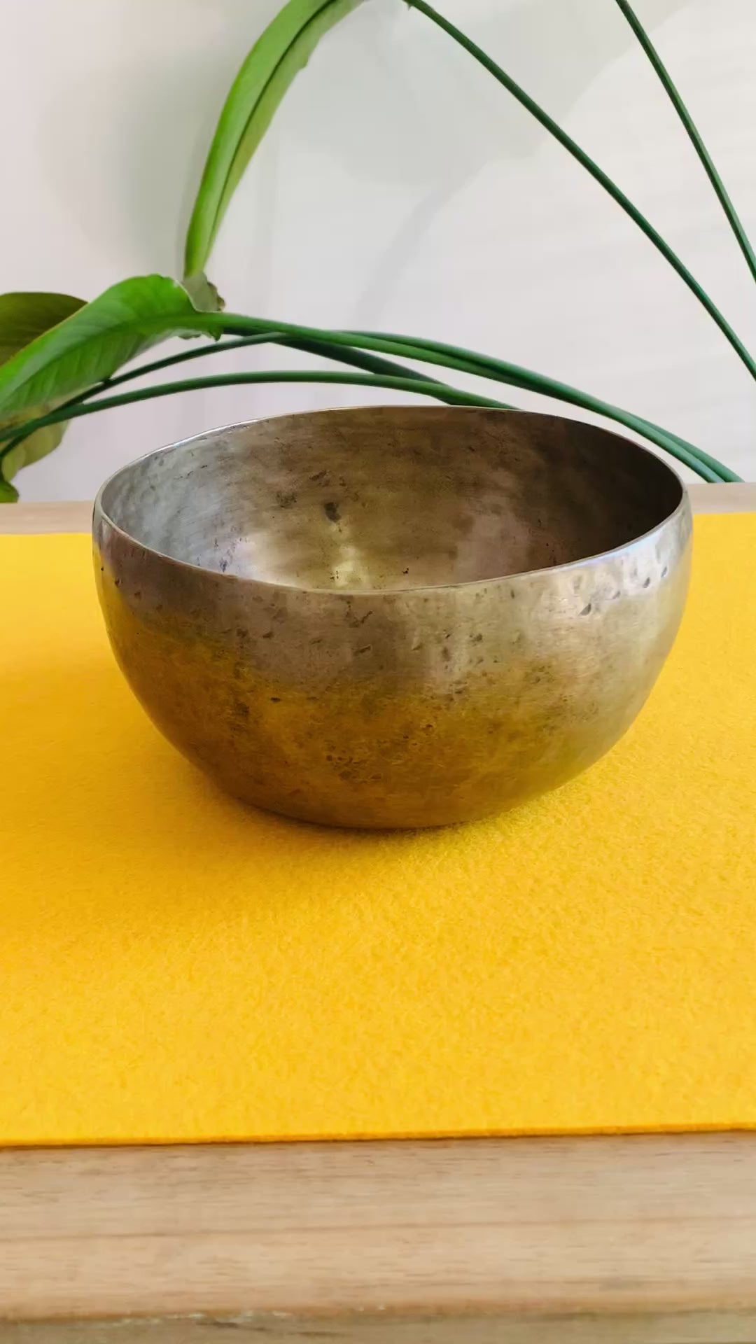 Campana Tibetana Thadobati antica Re# 143 Hz