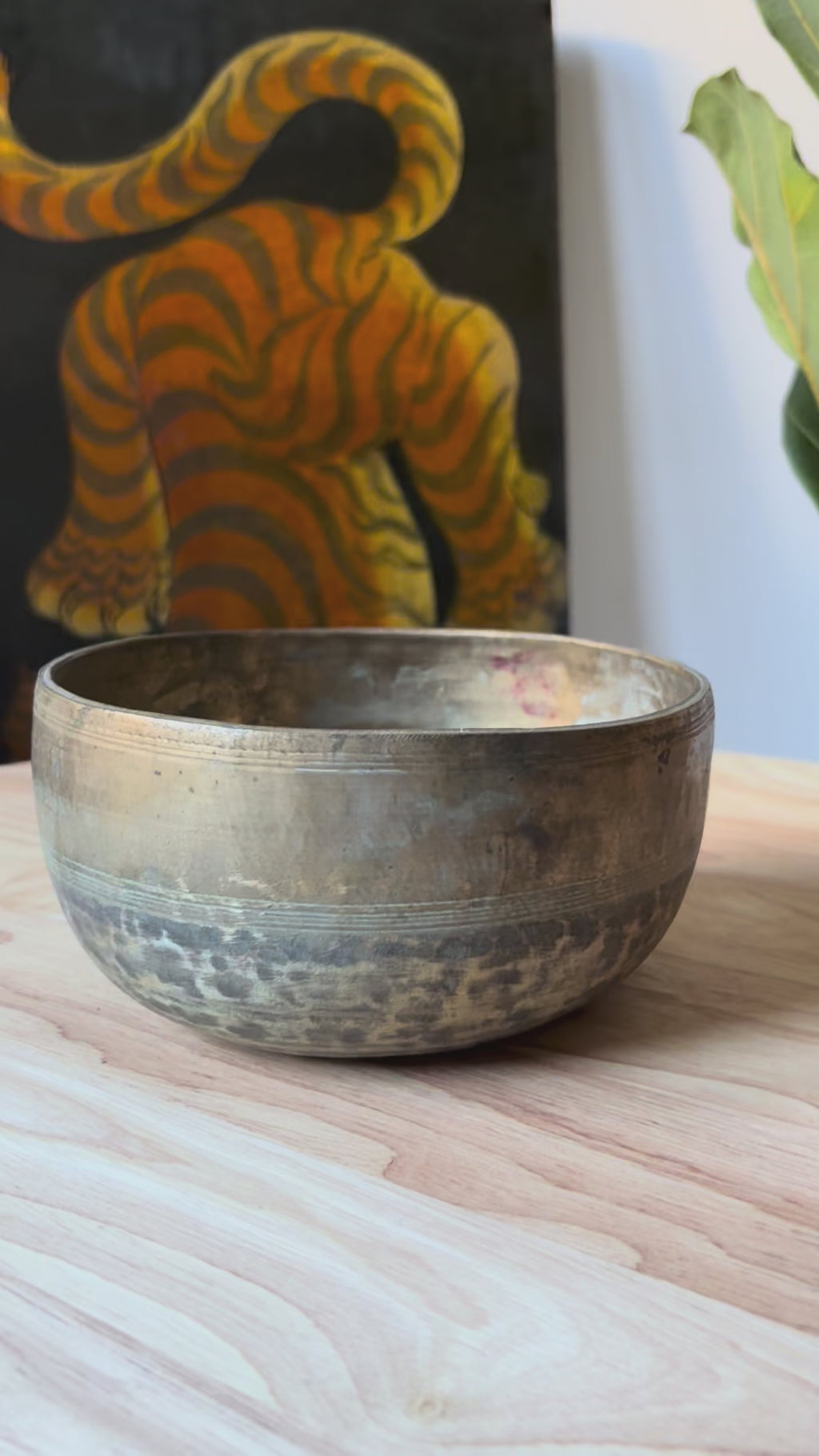 Campana Tibetana Thadobati Antica — Do4 263 Hz