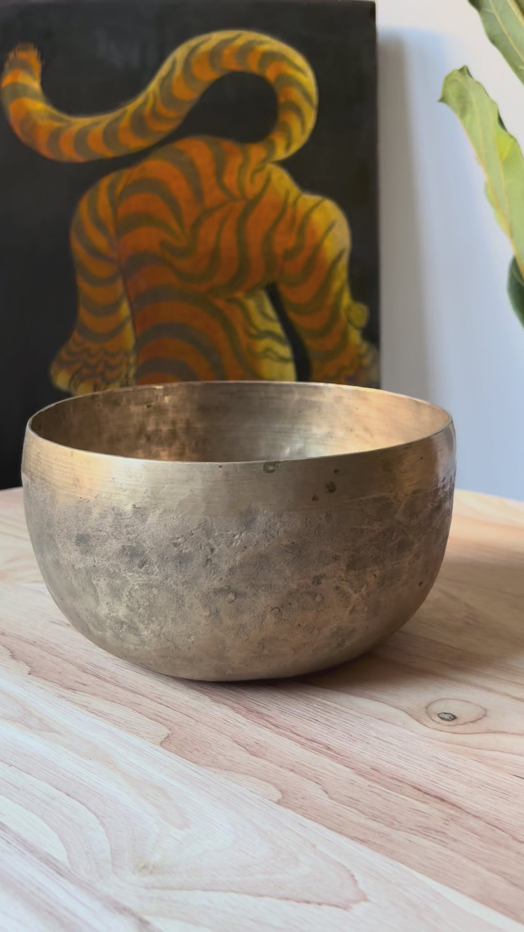 Antique Jambati Tibetan Bell F3 169 Hz