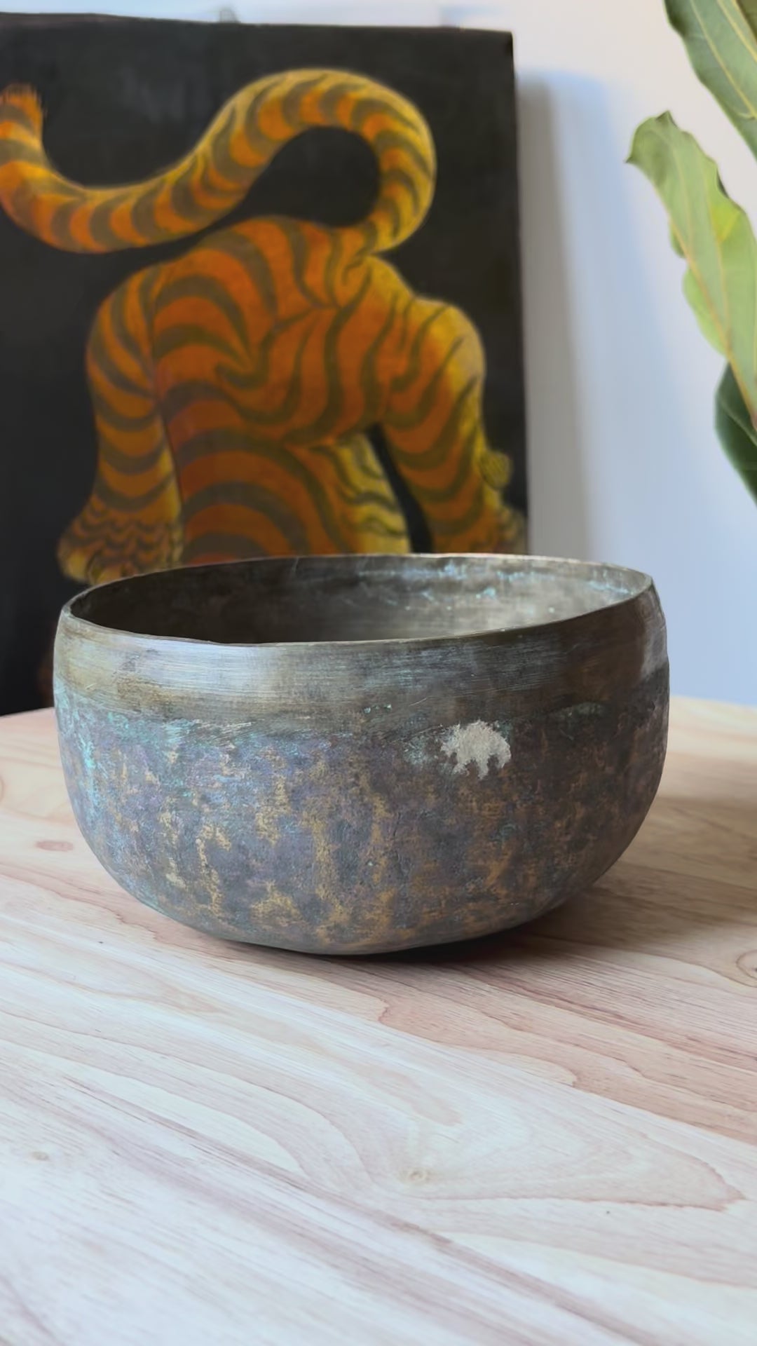Campana Tibetana Thadobati Antica — La3 211 Hz