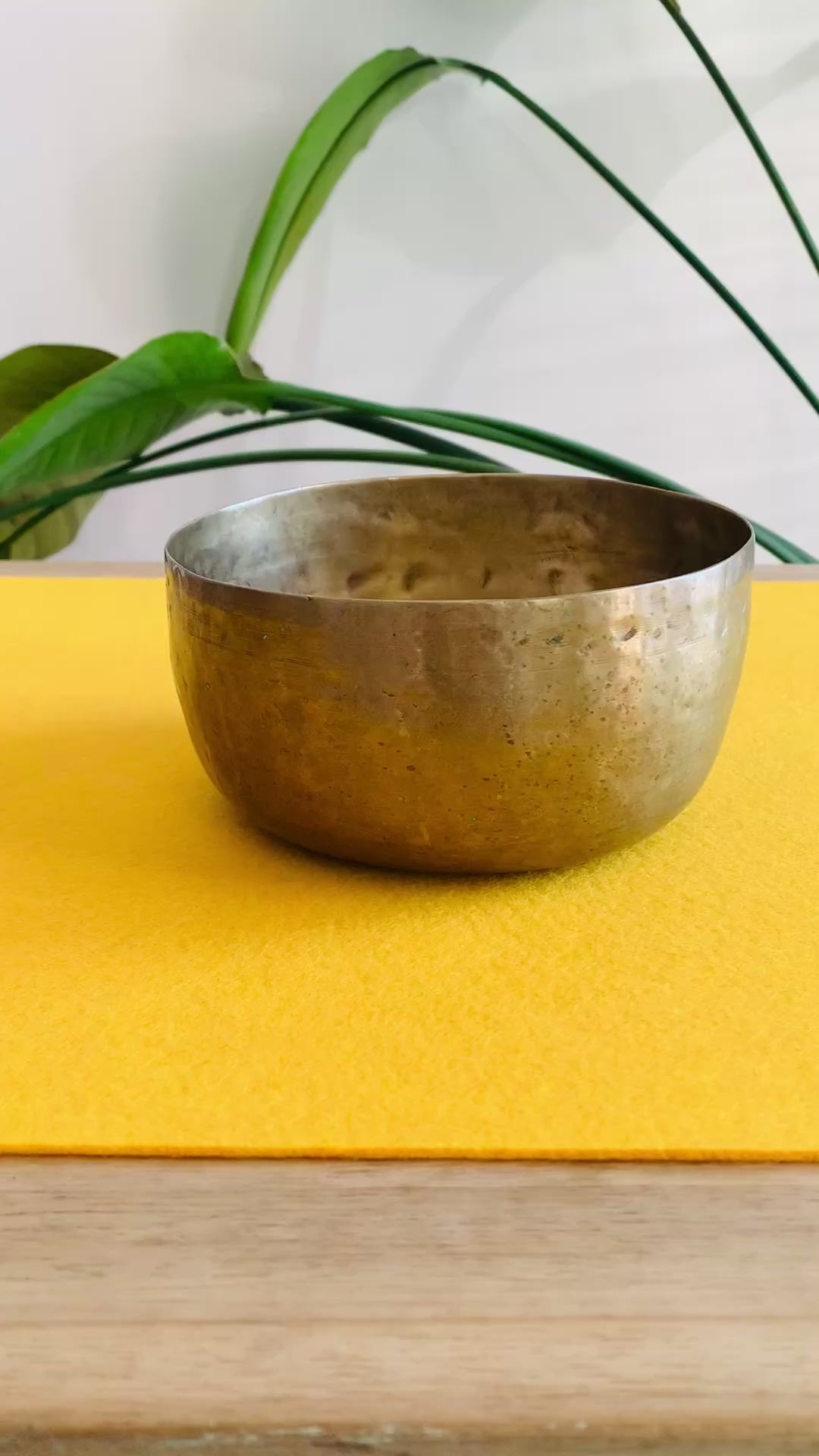 Campana Tibetana Thadobati antica Re# 153 Hz