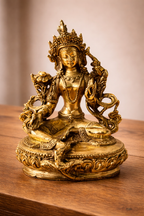 Statua di Tara in Ottone – Protezione e Armonia
