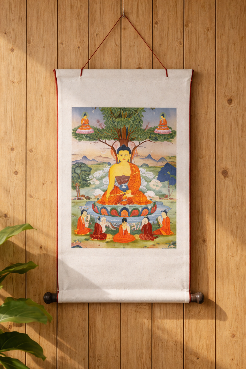 Thangka Canvas Buddha Shakyamuni